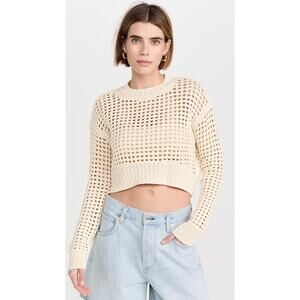 SOLID & STRIPED The Nolan Sweater Brule Small S